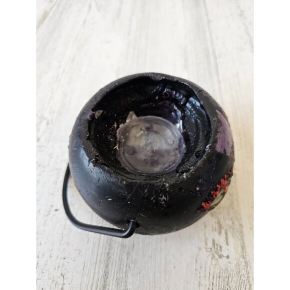 Cat candle basket unique shabby chic vintage style Halloween decor - Picture 5 of 7